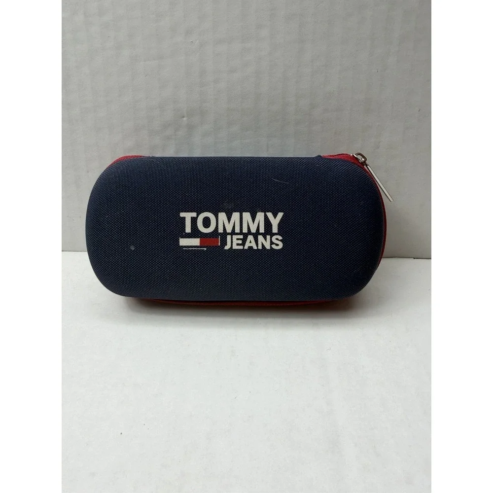 Tommy Jeans hardshell eye glasses case, blue/red